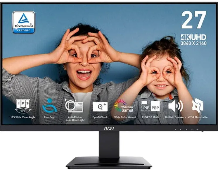 Monitor MSI PRO MP273UDE, 27 inch, 60Hz, IPS, Adaptive Sync
