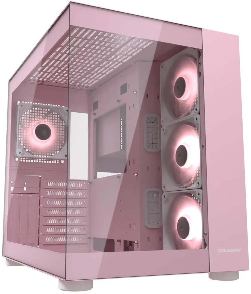 Carcasa PC Cougar Carcasa PC COUGAR FV150 RGB, Roz, Middle Tower