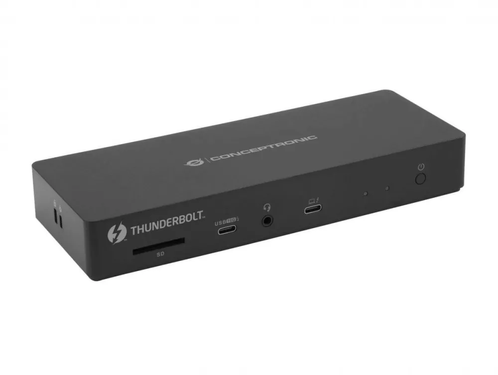 Docking Station CONCEPTRONIC Statie de andocare 13-in-1, Conceptronic, DONN30B, USB-C, HDMI, RJ45, 294295