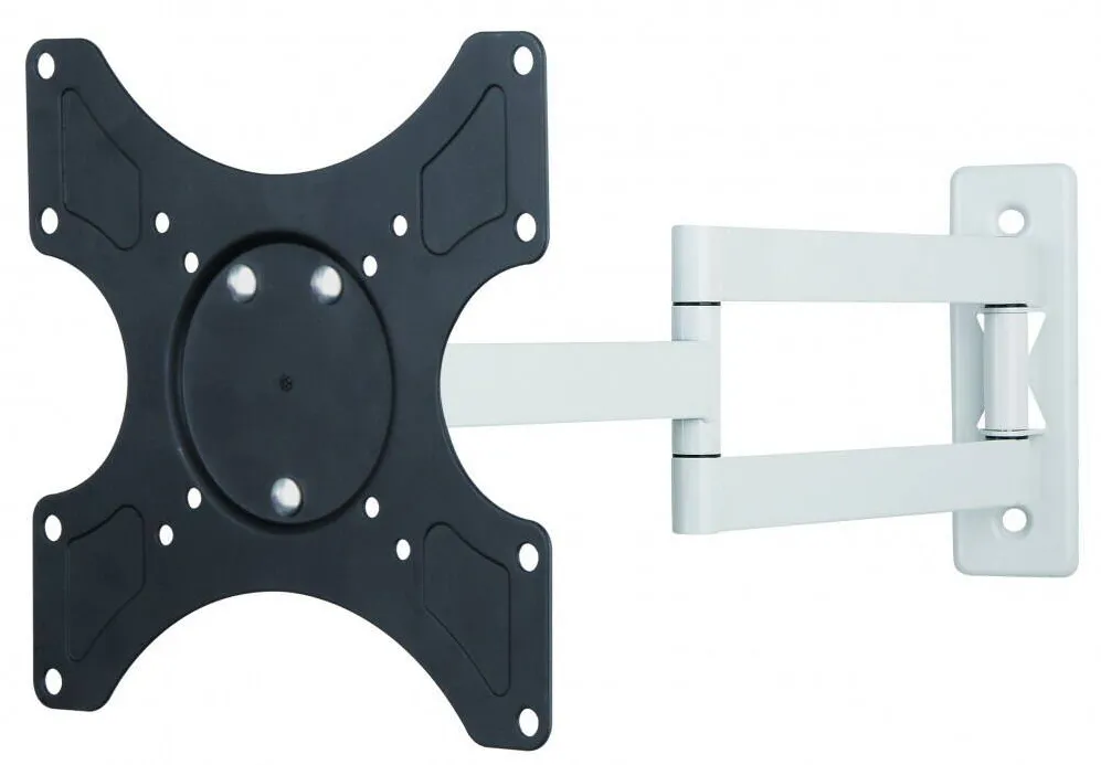 Suport TV / Monitor TECHLY Suport TV de perete, 3 articulatii, reglabil, 19-37 inch(48cm-94cm), capacitate sustinere 25KG, Bicolor, Alb-Negru, Techly, ICA-LCD2903BICOL