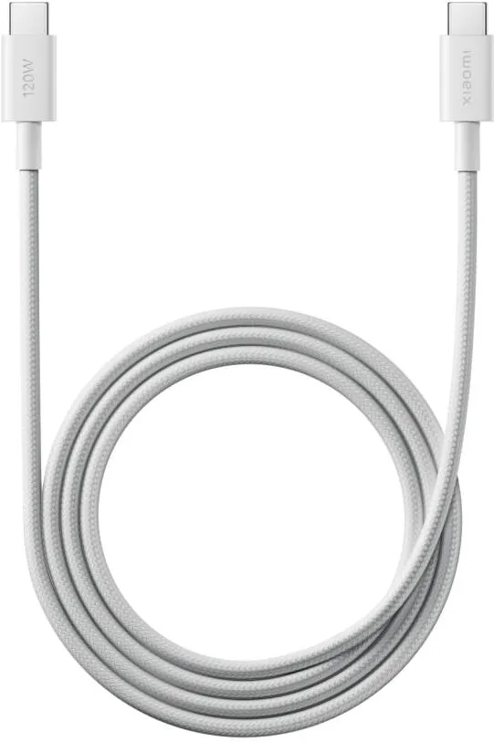 Xiaomi Cablu Date si incarcare USB-C - Xiaomi, 120W, Alb, 1m