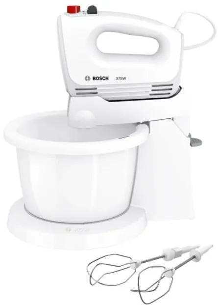 BOSCH Mixer de bucatarie MQWPL2000, 375W, cu bol, Alb