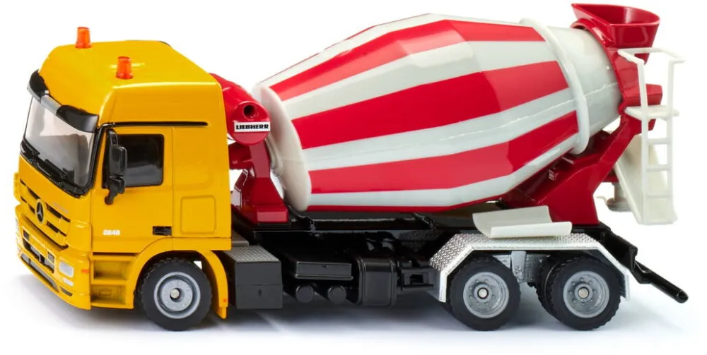 Siku Betoniera Metalica Mercedes Actros Scara 1:50, Siku, 17, 6 cm