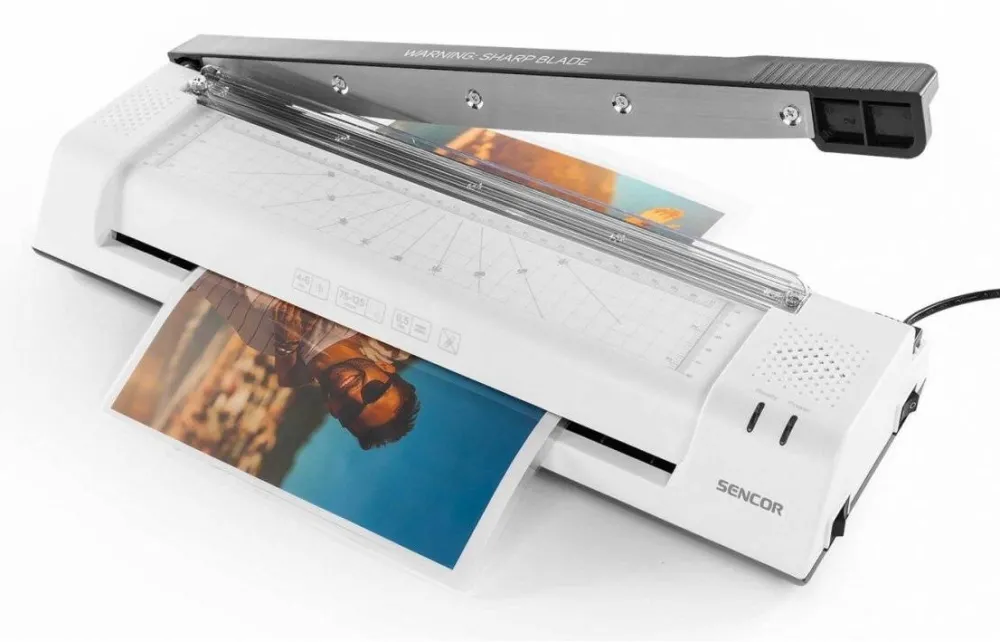 SENCOR Laminator 2w1 SENCOR SLA 350 A3, laminare rece si calda, set cu gilotina