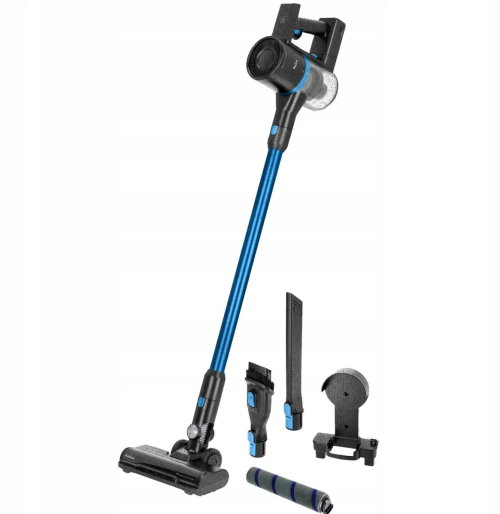 Aspirator Amica Aspirator vertical Amica VGB 6010, 2 in 1, putere 275W, negru, 3.4kg