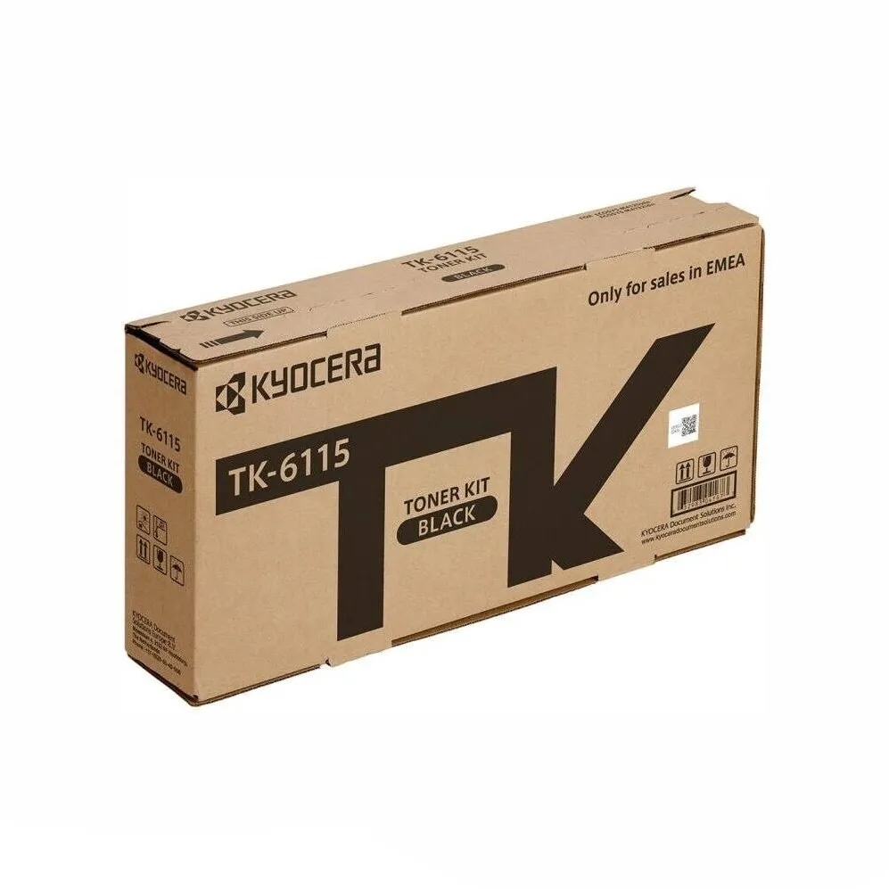 Toner imprimanta KYOCERA Cartus toner Kyocera Black TK-6115 pt Kyocera Ecosys M4125idn, M4132idn, 15k pagini