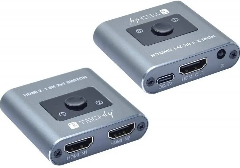 Switch TECHLY Switch, Techly, 2x1 HDMI 2.1 8K