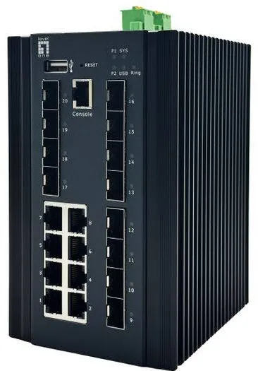 Switch Level One cu management Level One IGX-2072, 20 porturi, 8x 1GBE, 8x 2.5GBE