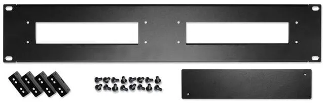 Shuttle Panoul rack 2U, Shuttle, Shuttle, Metal, Negru, 483x1x89mm