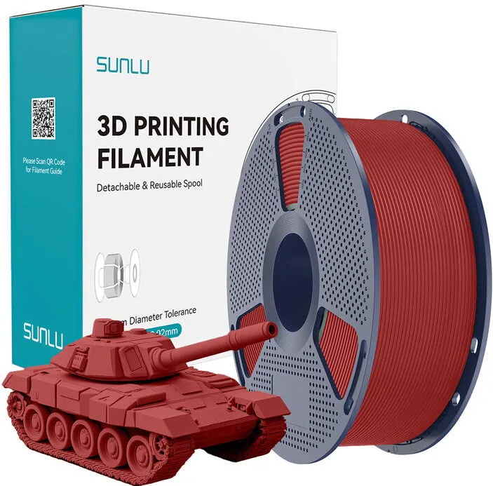 Sunlu Sunlu Filament PLA+ High-Speed Red
