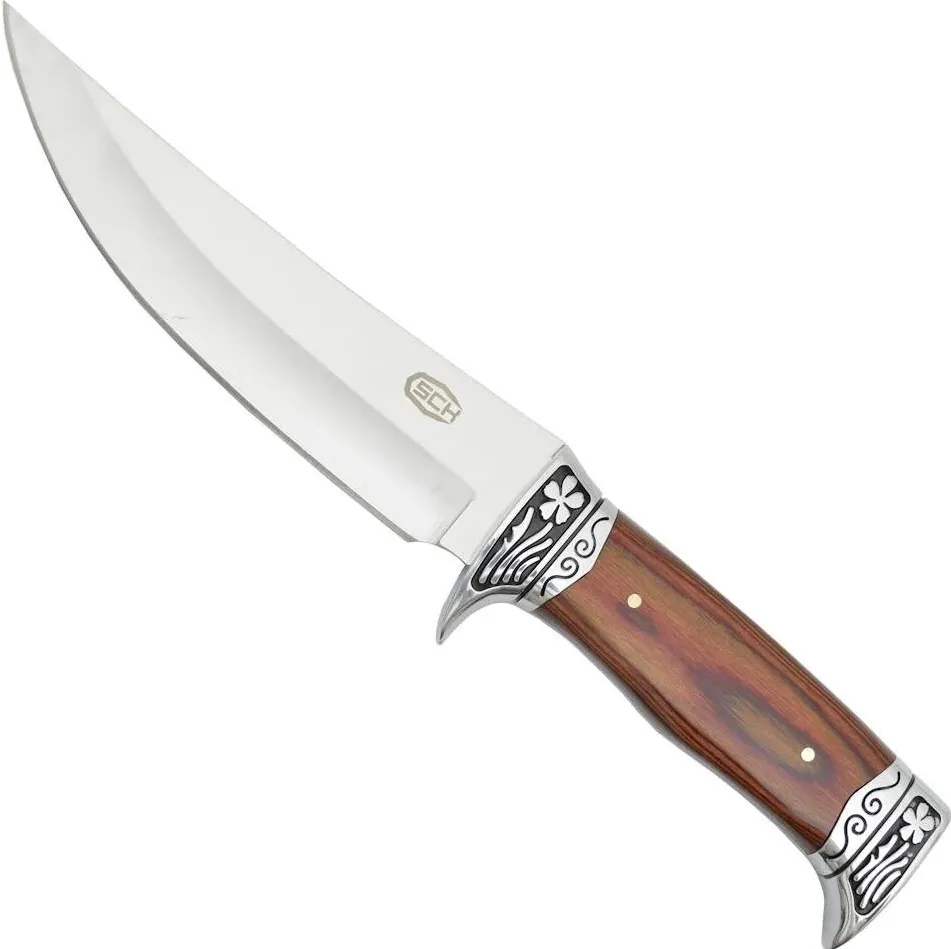 speck SCK hunting knife with wooden handle