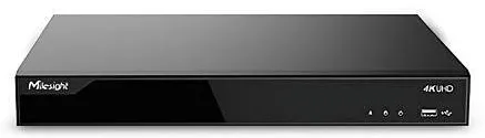 Sistem de Supraveghere MILESIGHT TECHNOLOGY NVR 16 CANALE 8MP 2xSATA 16xPOE