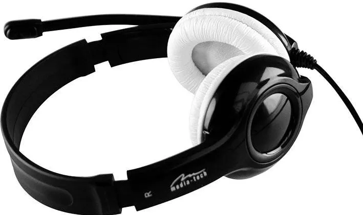 Casti Over-Head Media-Tech EPSILION USB - Stereo USB headphones, cable remote control with sound and mic.