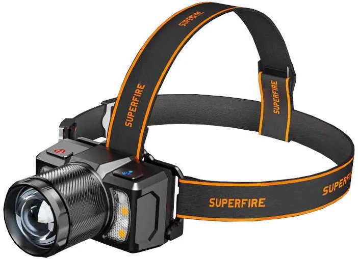 Superfire Latarka czołowa Superfire HL25, 700lm, USB-C
