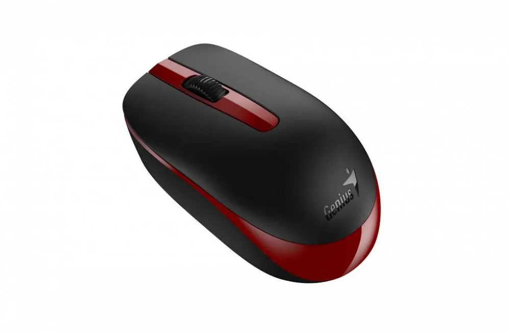 Mouse GENIUS MOUSE Genius, "NX-7007", PC sau NB, wireless, 2.4GHz, optic, 1200 dpi, butoane/scroll 3/1, , rosu, "31030026404" (timbru verde 0.18 lei)