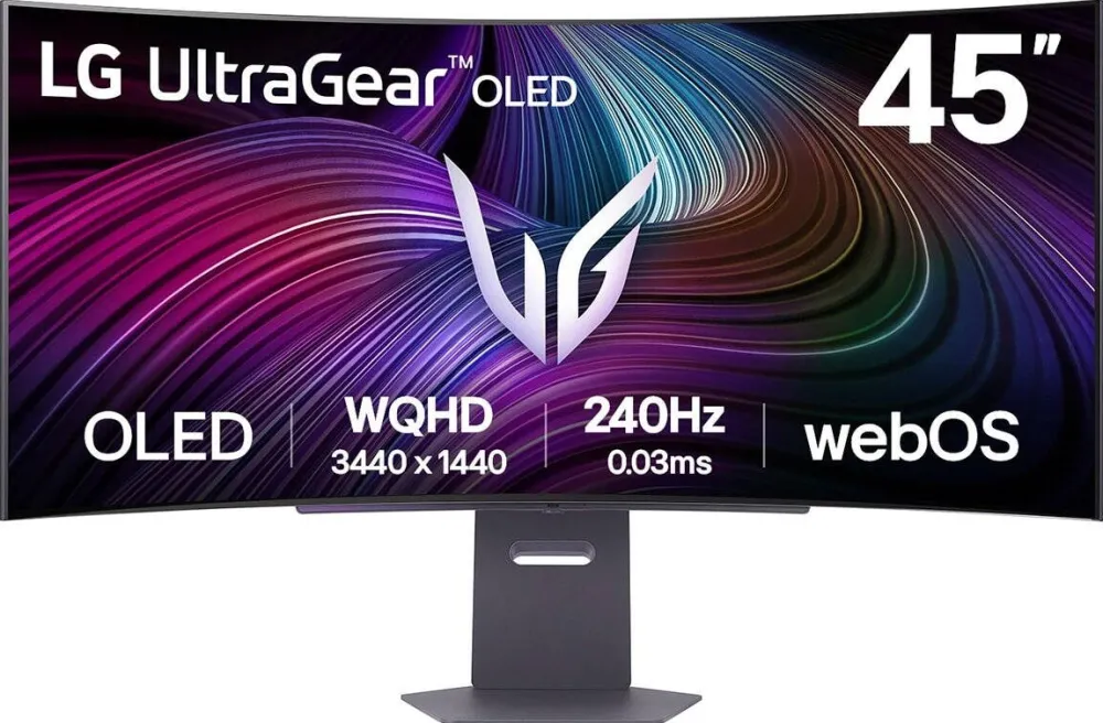 Monitor LG UltraGear 45GX90SA-B - 240Hz | UWQHD | 45'' | OLED | 0,03ms