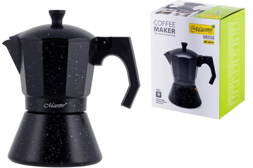 Espressor Pentru Aragaz Maestro 6 Cesti MR-1667-6