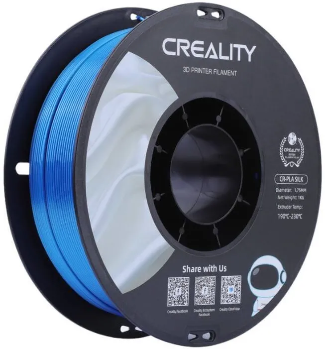 CREALITY CR-Silk PLA Filament (albastru)