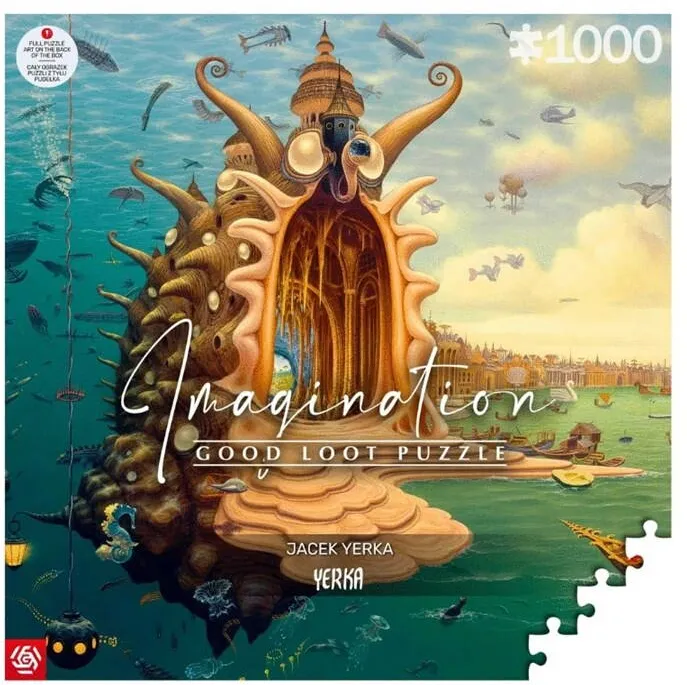 Puzzle Cenega Publishing Imagination Puzzle: Jacek Yerka Port / Harbor 1000 elements