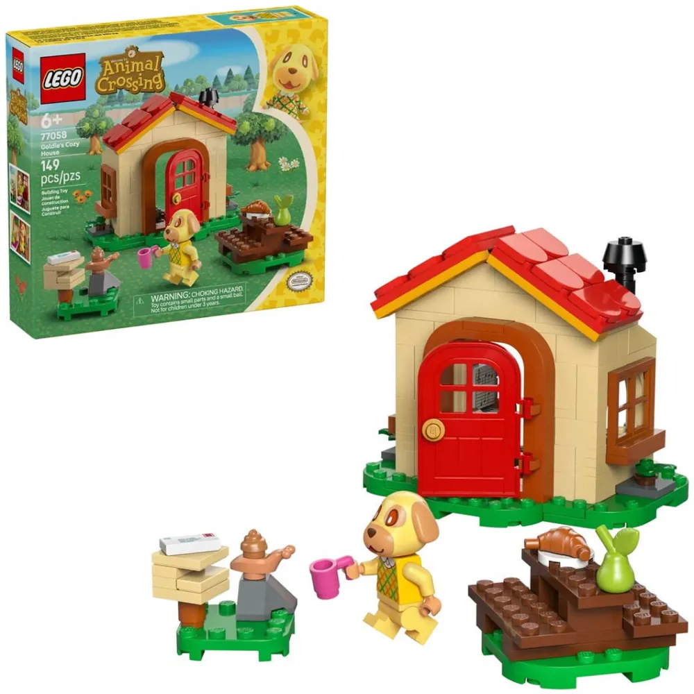 LEGO ANIMAL CROSSING 77058 Goldie's Cosy House