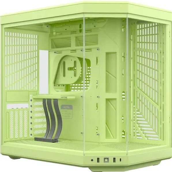 Carcasa PC HYTE PC Y70, Midi-Tower, E-ATX, Sticla Temperata - lapte de matcha
