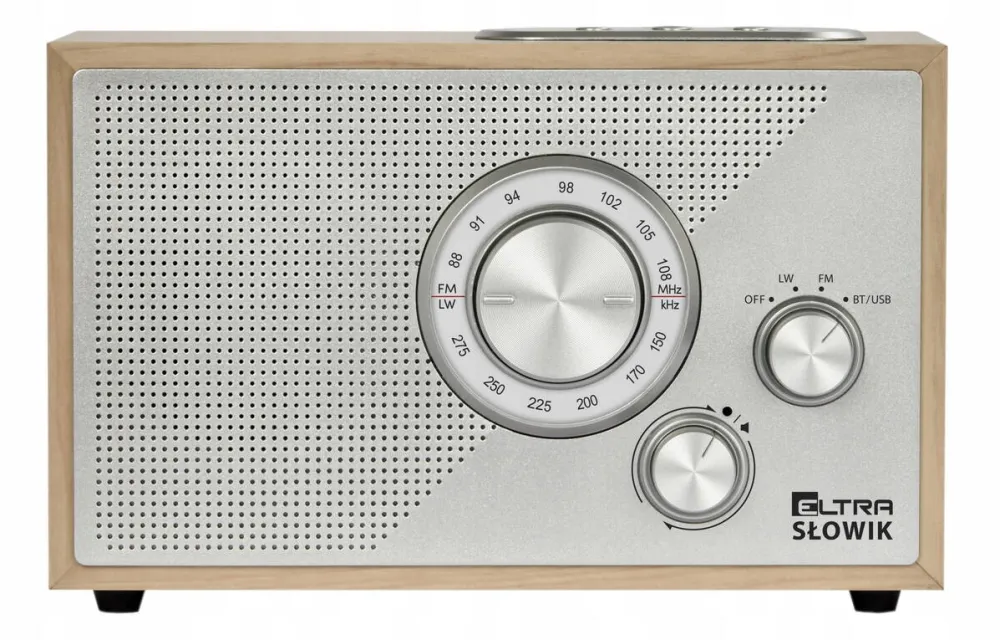 Eltra Radio portabil, Eltra FM/LW, MP3, USB, microSD, Bluetooth, 213x140x122mm, culoare bej