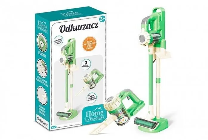 Jucarie creativa Artyk Set Odkurzacz Artyk, 3 accesorii, 17x96x18cm, pentru copii 3+