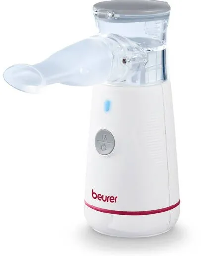 Beurer Aparat de aerosoli Beurer IH 47, autocuratare, tehnologia oscilatiilor membranelor, acumulator litiu-ion, timp de folosire: 75 de minute, usor de folosit, timp redus de inhalare, ideal pentru copii si potrivit pentru calatorii, pulverizare: > 0,15