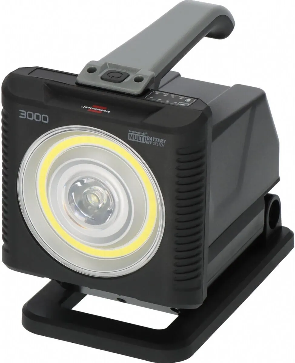 Corp Iluminat Brennenstuhl Lampa de mana LED cu mai multe baterii Brennenstuhl HL 3000 18V 1173730000
