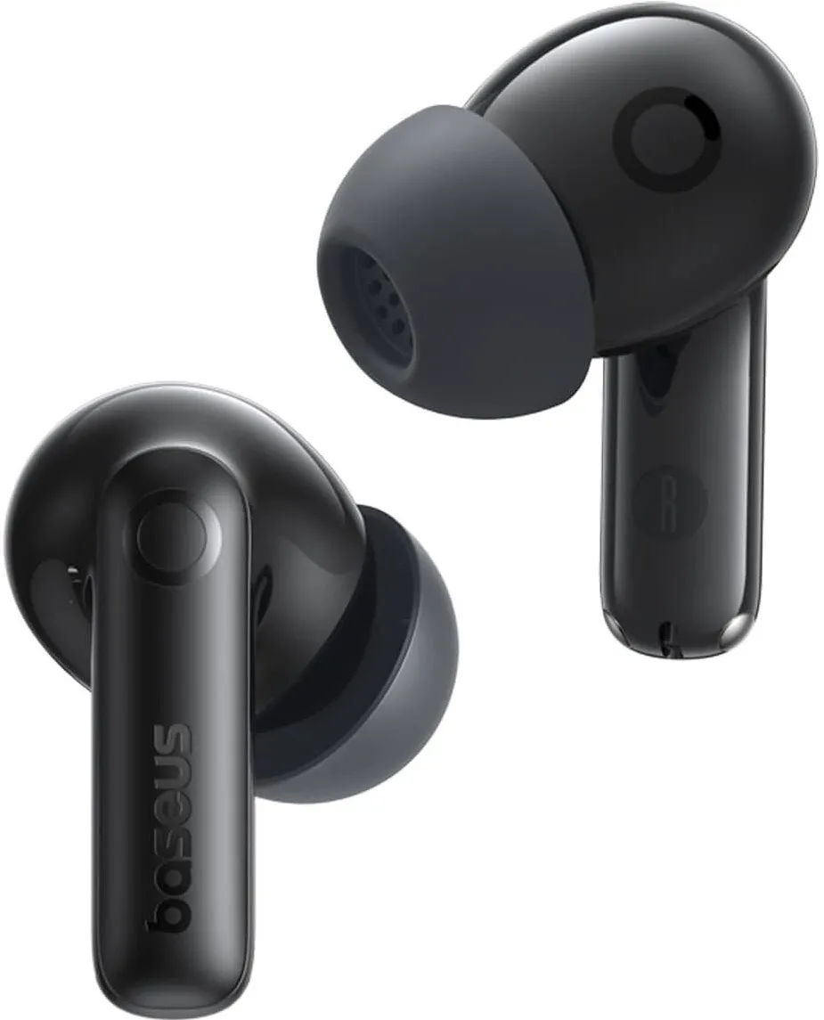 Casti In-Ear Baseus Casti True Wireless Baseus Bass BP1 Pro In-Ear, Noise Cancelling, Adaptive Active EQ, LDAC Hi-Res Sound, IP55, Bluetooth 6.0, Negru