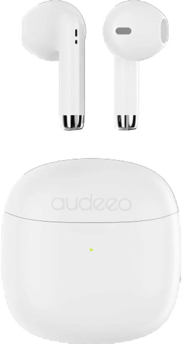 Casti In-Ear Audeeo Casti Telefon Audeeo Orbiter II TWS Autonomie 20h Impermeabil IPX4 Alb
