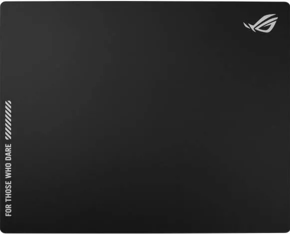 Mouse pad Asus gaming ROG MOONSTONE ACE L, Sticla securizata, 50 x 40 cm, Negru