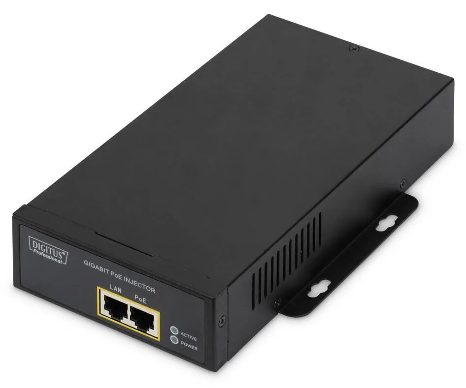 Digitus Adaptor PoE, Digitus, Gigabit Ethernet, 55 V, Negru