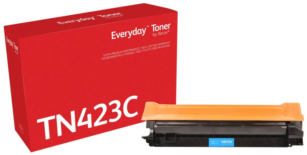 Toner imprimanta Xerox Toner Xerox, compatibil Brother TN-423C, capacitate mare, negru