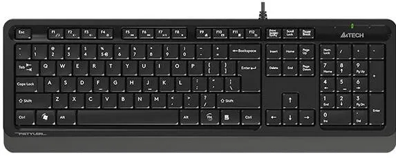 Tastatura A4Tech Tastatura A4tech, Fstyler USB, cu fir, 104 taste format standard, USB, Negru/Gri