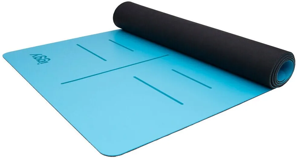 IGGY Saltea YOGA Iggy, material PU, dimensiune 1830 x 680 x 4 mm, albastru