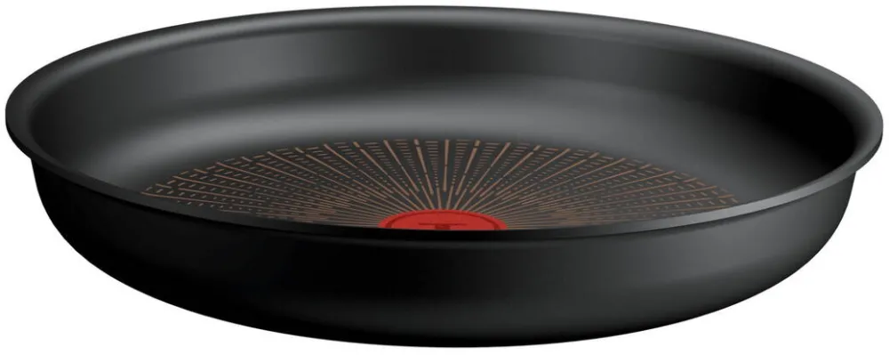 TEFAL Tigaie Tefal Ingenio Excellence+, 26 cm, inductie, invelis antiaderent, indicator Thermo-Signal, tehnologie FUSION CORE, aluminiu, negru