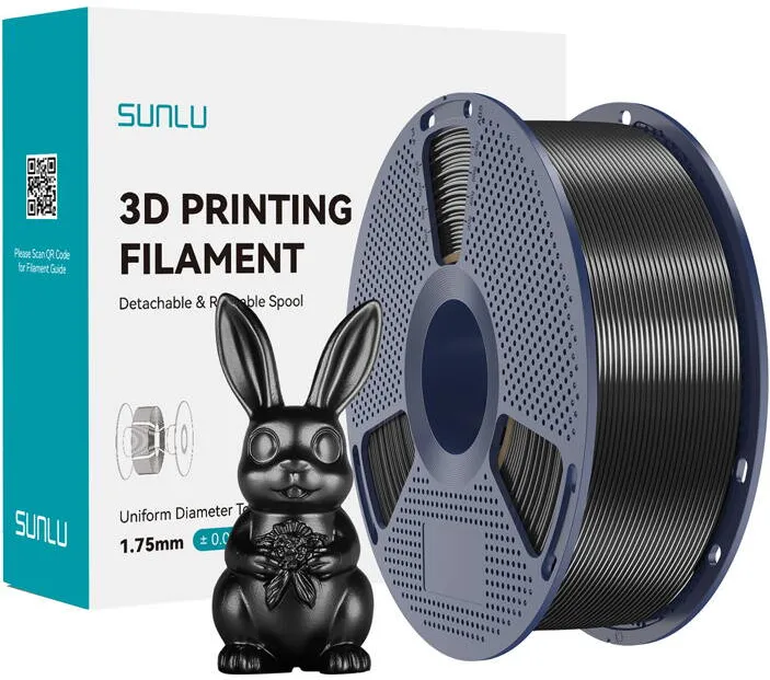 Sunlu Sunlu Filament PLA+ Silk Black