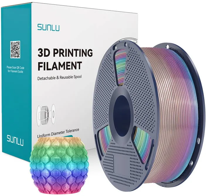 Sunlu Sunlu Filament PLA Transparent Rainbow 04