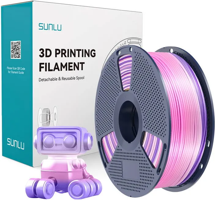Sunlu Sunlu Filament PLA+ Silk Rainbow 03