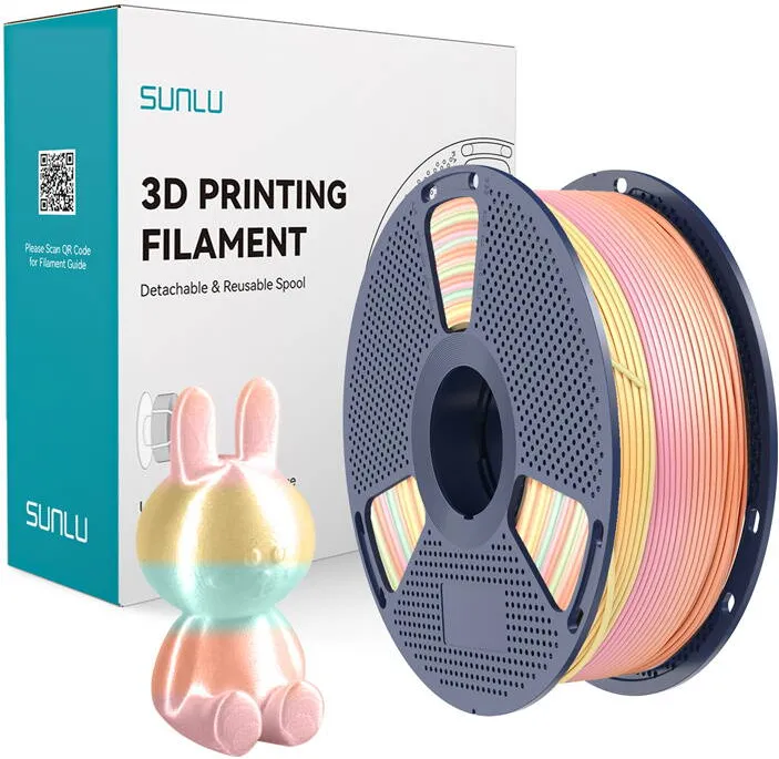 Sunlu Sunlu Filament PLA+ Silk Rainbow 05