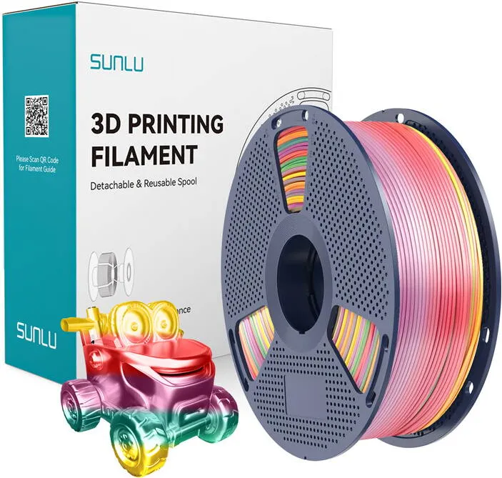 Sunlu Sunlu Filament PLA+ Silk (rainbow 01)