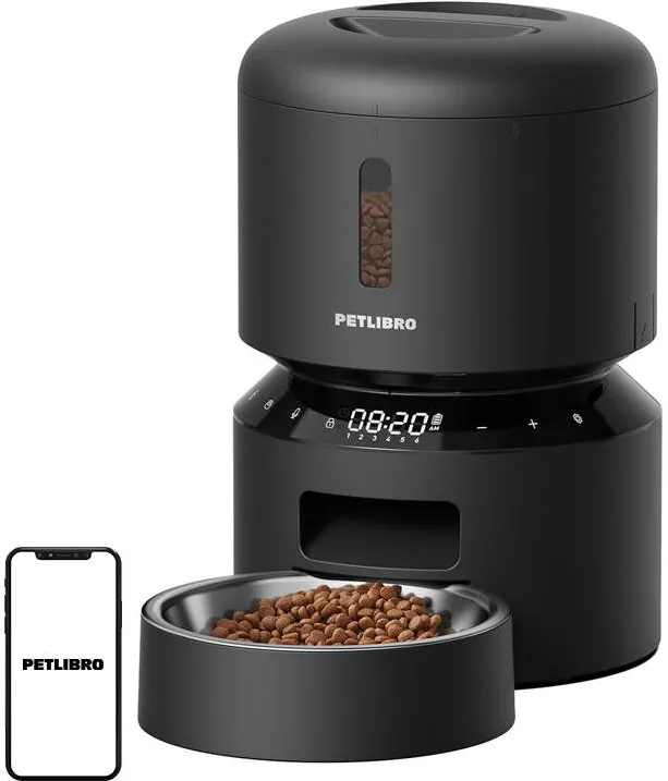 Petlibro PETLIBRO Granary 5L Pet Food Dispenser with Double Bowl (black)