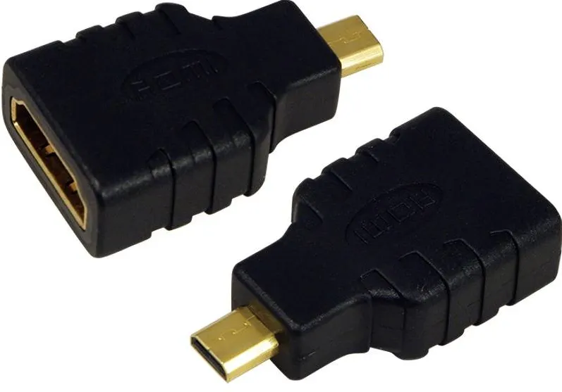 Adaptor Logilink 1x HDMI Female - 1x microHDMI Male, v1.4, negru