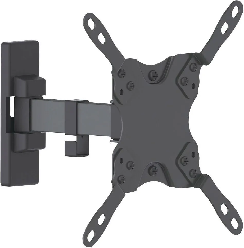 Suport TV / Monitor MANHATTAN Suport TV de perete, 2 articulatii, reglabil, 13-42 inch(33cm-107cm), capacitate sustinere 20KG, Negru, Manhattan, ICA-PLB 400S