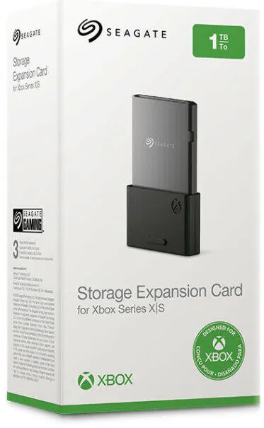 SSD Extern Seagate 1TB Expansion Card for Xbox Series X/S 2.5inch compatible with XBOX Velocity Architecture black