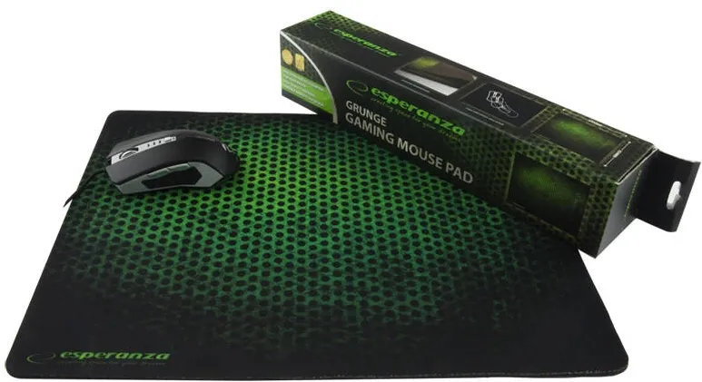 Mouse pad Esperanza EA146G Black,Green gaming mouse pad