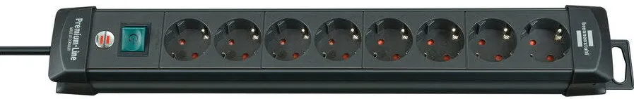 Brennenstuhl Prelungitor 8 prize 3m Black