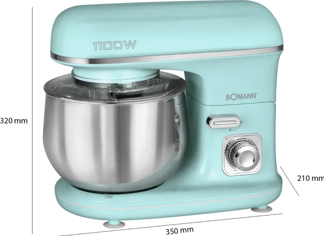 Boman Mixer KM 6030 CB 1100 W 5 L Mint colour
