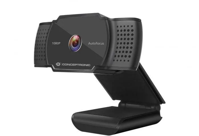 Camera Web CONCEPTRONIC AMDIS 1080P(2K über Sof) AF (Web+Mic.)sw